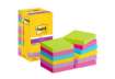 Immagine di Foglietti Post-it® Super Sticky Notes 76x76 mm assortiti conf. 12 blocchetti da 90 ff - 654-12SS-UC