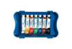 Immagine di Tempere GIOTTO Extra 12 ml assortiti scatola 7 tubetti + 1 pennello F30310000