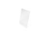 Immagine di Porta-avvisi deflecto® A4 verticale in polistirene con base a L trasparente 47401