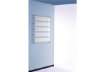Immagine di Struttura a parete a 5 targhe bisatinate TECNOSTYL 60x15 cm silver/trasparente TP001BS
