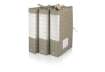 Immagine di Faldoni con lacci rivettati Brefiocart Centro Class Resisto 25x35 cm dorso 10 cm grigio Conf. 10 pz