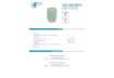 Immagine di Distributore di sapone liquido 12,5x11,5x21 cm Hylab in plastica 1000 ml bianco - U-SO/1-ECOS