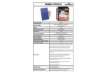 Immagine di Tasche per identificazione Durable con magneti al neodimio blu f.to esterno mm. 223x368- inserto A4