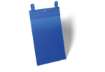 Immagine di Tasche per identificazione Durable con fascette di aggancio blu f.to esterno mm 223x530- inserto A4