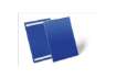 Immagine di Tasche per identificazione Durable con bande adesive blu f.to esterno mm. 233x 313x1,7- inserto A4 v