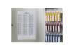 Immagine di Cassetta portachiavi DURABLE KEY BOX 72 alluminio argento metallizzato - serratura a chiave - 195523