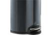 Immagine di Cestino gettacarte DURABLE con pedale acciaio inox 5 l carbone 341058
