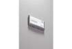 Immagine di Targhe DURABLE CLICK SIGN ABS trasparente/grafite 149x52,5 mm 486037