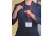 Immagine di Cordoncino per portabadge DURABLE tessuto nero 20mm x 44cm conf. 10 - 813701