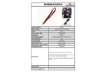 Immagine di Cordoncino per portabadge DURABLE tessuto rosso 20mm x 44cm conf. 10 - 813703