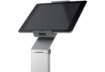 Immagine di Porta tablet da pavimento DURABLE per tablet da 7'' a 13'' argento metallizzato 27x27x121,5cm - 8932