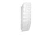 Immagine di Espositore da parete DURABLE FLEXIPLUS 6 comparti A4 polistirolo trasparente 24,7x10x108 cm - 170000