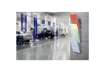 Immagine di Espositore da parete DURABLE FLEXIPLUS 6 comparti A4 polistirolo trasparente 24,7x10x108 cm - 170000