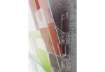 Immagine di Espositore da parete DURABLE FLEXIPLUS 6 comparti A4 polistirolo trasparente 24,7x10x108 cm - 170000