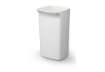 Immagine di Contenitore portarifiuti DURABLE DURABIN SQUARE 40 polietilene bianco 1800798010