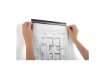 Immagine di Clip adesive DURABLE DURAFIX® RAIL argento metallizzato 297x17mm conf. 5 - 470723
