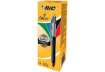 Immagine di Penna a sfera a scatto BIC 4 Colours Grip Pro M 1 mm assortiti 8922931