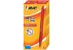 Immagine di Penna a sfera a scatto BIC SoftFeel Clic Grip M 1 mm rosso Conf. 12 pezzi - 837399