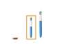 Immagine di Penna a sfera a scatto BIC 4 Colours Mini M 1 mm assortiti 895958