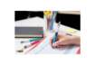Immagine di Penna a sfera a scatto BIC 4 Colours Grip M 1 mm - 4 colori di scrittura assortiti - 8871361