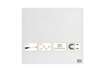 Immagine di Lavagna bianca magnetica in vetro Nobo Diamond cancellabile 30x30 cm 1903956