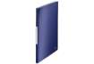 Immagine di Portalistini a fogli fissi - 80 fogli Leitz STYLE in PPL con 40 buste A4 blu titanio - 39590069