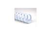 Immagine di Dorsi plastici a 21 anelli GBC CombBind 10 mm A4 bianco - fino a 65 fogli conf da 100 dorsi - 402819