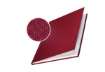 Immagine di Copertina rigida 36-70 fogli Leitz impressBIND in cartone con dorso da 7 mm A4 bordeaux  conf. da 10