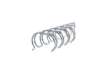 Immagine di Spirali metalliche a 34 anelli GBC Wirebind 8 mm a4 nero conf da 100 spirali - RG810510