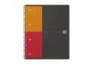 Immagine di Quaderno spiralato OXFORD International Activebook Maxi A4+ grigio/arancio quadretti 5 mm - 10010432