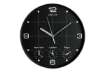 Immagine di Orologio da parete al quarzo UNILUX On Time con 4 fusi orari Ø 30 cm nero 400094567
