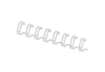 Immagine di Dorsi metallici FELLOWES bianco 6 mm - - capacità 1-35 fogli conf.100 - 53215