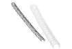 Immagine di Dorsi metallici FELLOWES argento 6 mm - - capacità 1-35 fogli conf.100 - 54450