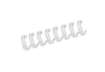Immagine di Dorsi metallici FELLOWES bianco 10 mm - - capacità 61-80 fogli conf.100 - 53262