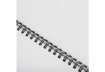Immagine di Dorsi metallici FELLOWES 34 anelli 14 mm nero - capacità 101-130 fogli Conf. 100 pezzi - 53277