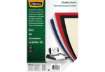Immagine di Copertine per rilegatrici FELLOWES Delta goffrate  cartoncino rosso A4 250 g/m² conf. 100 pezzi - 53