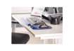Immagine di Tappetino mouse con poggiapolsi FELLOWES Memory Foam - Zaffiro blu 27,6x23,2x3,2 cm - 9172801