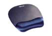 Immagine di Tappetino mouse con poggiapolsi FELLOWES Memory Foam - Zaffiro blu 27,6x23,2x3,2 cm - 9172801