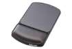 Immagine di Tappetino mouse con poggiapolsi FELLOWES gel grafite 15,6x25x2,6 cm 9374001