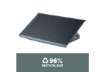 Immagine di Poggiapiedi FELLOWES Professional Series™ Heavy Duty acciaio nero h. 105/120/135mm - 8064101