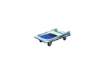 Immagine di Carrello in metallo con maniglia pieghevole Viso 73x47,5x83 cm blu portata 150 kg - RMC740