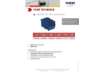 Immagine di Scomparto di stoccaggio in PPL 4L Viso 150x235x126 mm blu SPACY3B/24