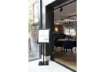 Immagine di Espositore luminoso a LED Securit® Black Star in metallo 46x41x136 cm nero MCS-4A4-BL-SET