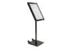 Immagine di Espositore luminoso a LED Securit® Black Star in metallo 46x41x136 cm nero MCS-4A4-BL-SET
