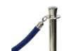 Immagine di Cordone in velluto Securit® con finiture in cromo 1,5 m blu RS-CLRP-CHBU