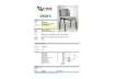 Immagine di Sedia visitatore 4 gambe Unisit Dado D5S acciaio nero - rivestimento ignifugo nero - Conf. 4 pezzi -