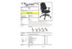 Immagine di Sedia operativa girevole Unisit Simple SISY Eco Smart - rivestimento Eco nero - con braccioli - SISY