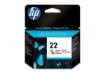 Immagine di Cartuccia inkjet 22 HP 3 colori  C9352AE