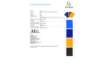 Immagine di Portalistini Exacompta LINEA OPACO 8 colori assortiti ppl A4 30 buste 8530E