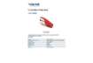 Immagine di EC - Cucitrice manuale a pinza Turikan VIRGINIA passo 6 mm rosso punto chiuso 0106R